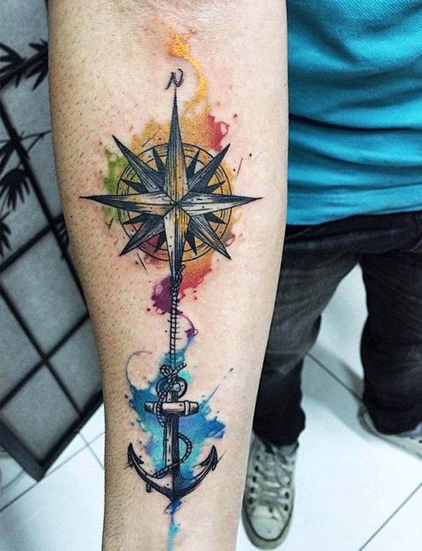 kompass-og-anker-tatovering-54