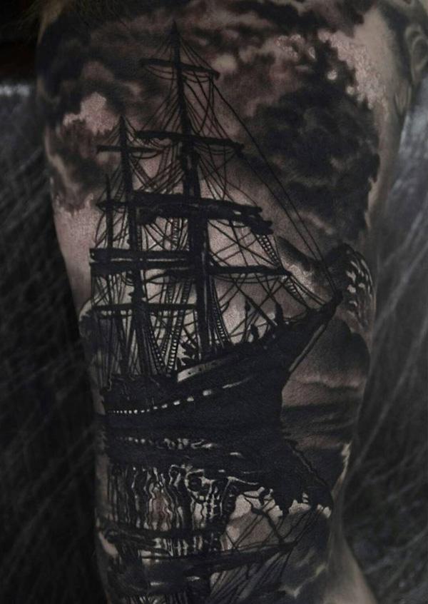 Båtben tatovering-99