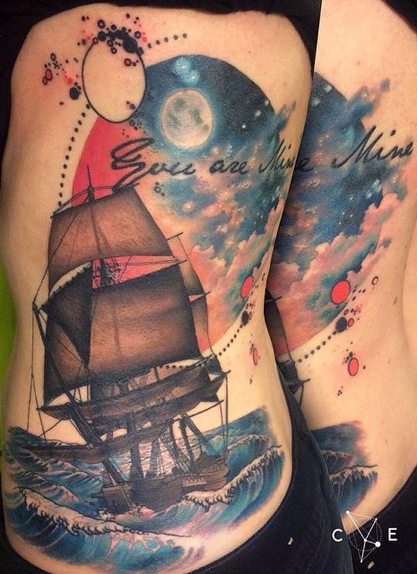 Båt side tatovering-65