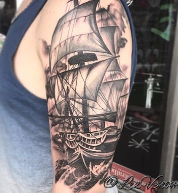 Båt tatovering-66