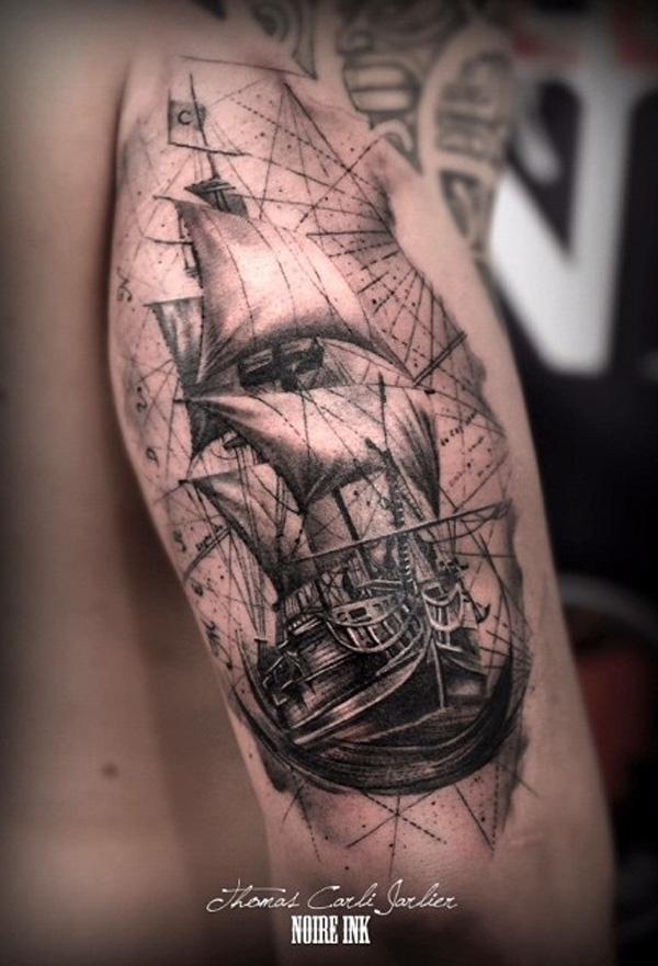 Csónak tetoválás-84