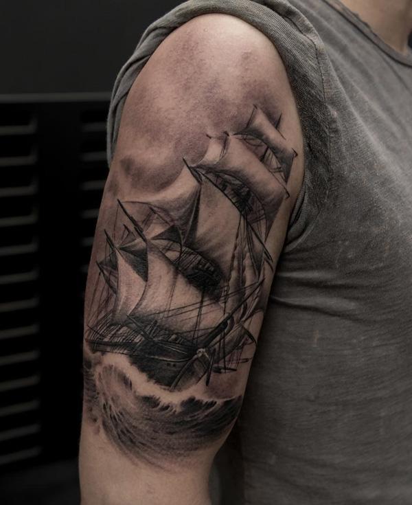 Csónak tetoválás-95