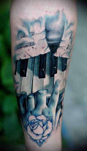 101 zseniális zenei tetoválás, amelyeket magadnak szeretnél készíteni