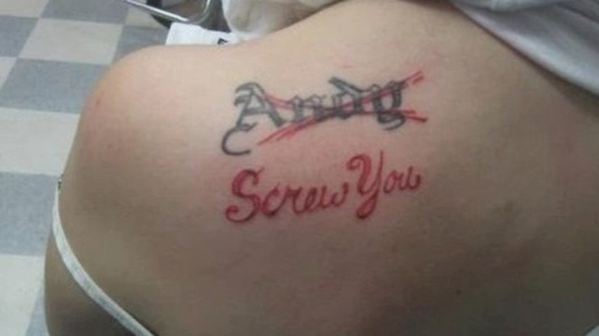 szívbajos emberek, akiknek tetoválást kellett takarniuk egy volt szakítás után