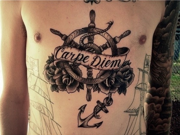 138 Carpe Diem tetoválás