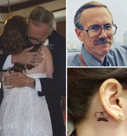 Denne samleren fikk en tatovering av faren som dør i desember 2016.