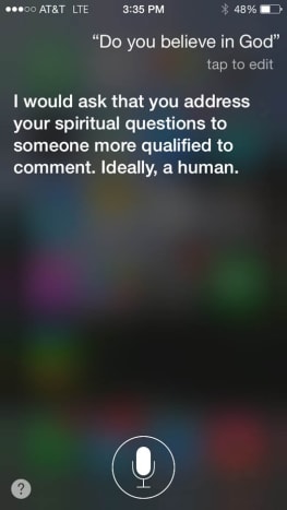 Men jeg trodde hele poenget med Siri var å erstatte menneskelig kontakt.