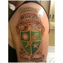 Army Ranger motto: Sua Sponte (av seg selv)