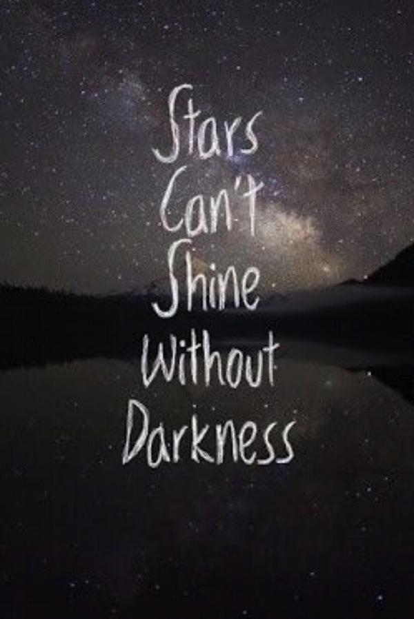 Stjerner kan skinne uten mørke