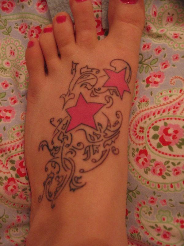Stjernefot tatovering