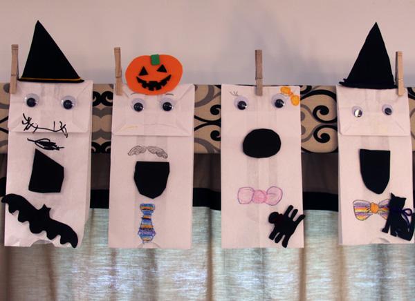 papirpose-halloween-spøkelser-håndverk
