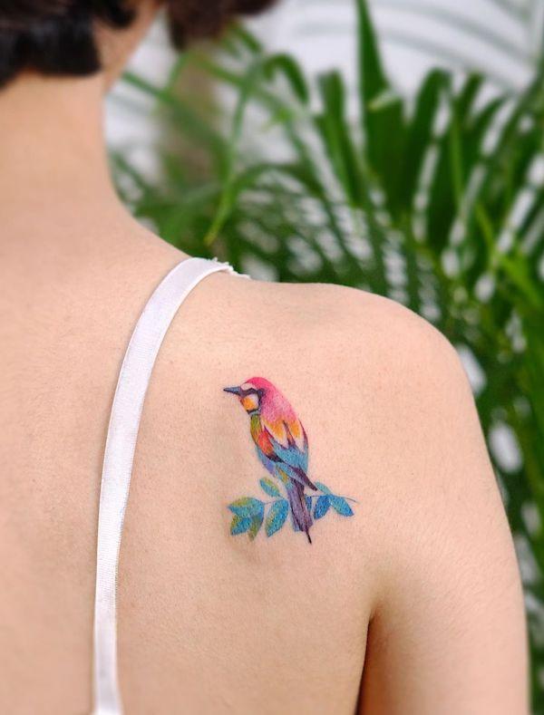 papegøye tatovering