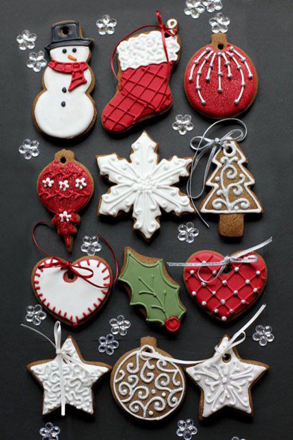 Karácsonyi süti dekoráció