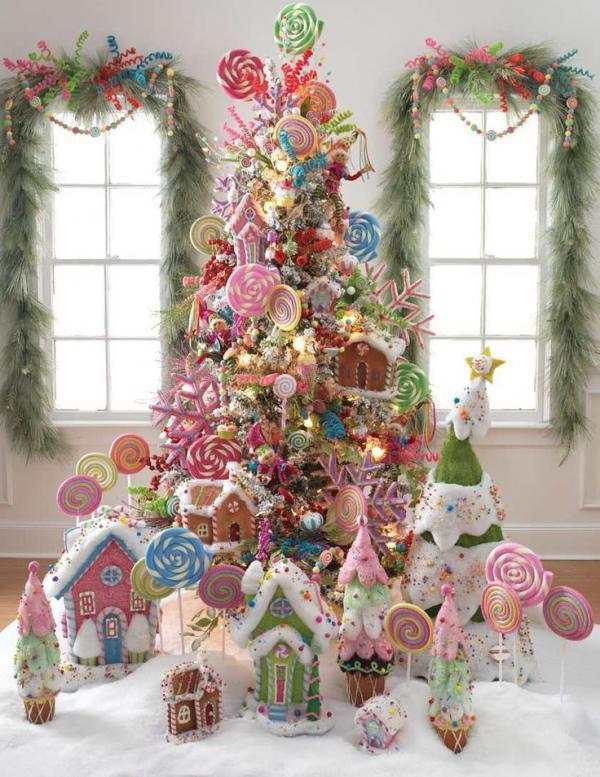 Candy Disney -tema Chirstmas tree deco for jenter