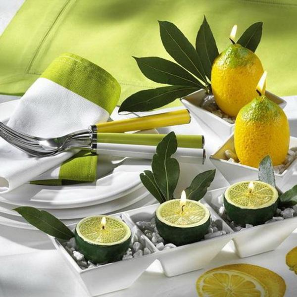 citrom gyertyák