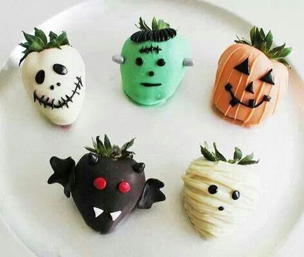Enkle Halloween -snacks for barn