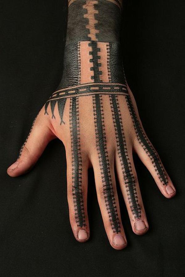 Samoansk inspirert hånd tatau