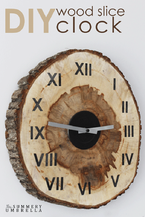 diy-wood-slice-clock