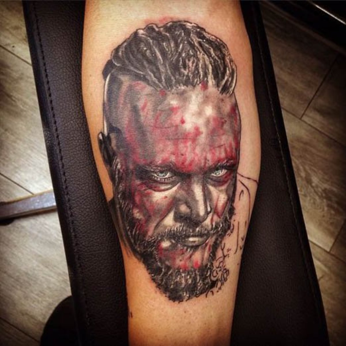 Ragnar vikings tetoválás