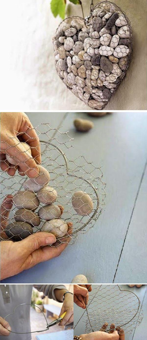 Wire and Stone Heart