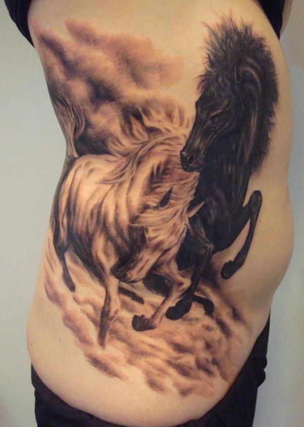 ló oldali tetoválás