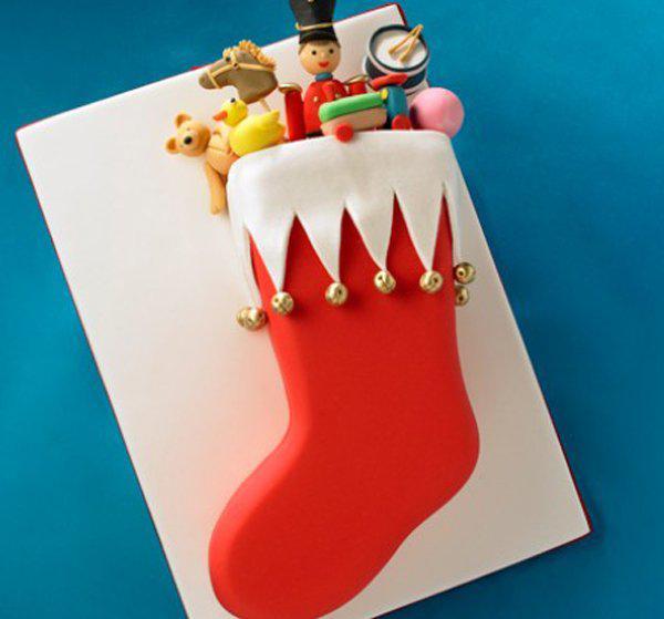 עוגת-גרב-מילוי-עוגת חג המולד