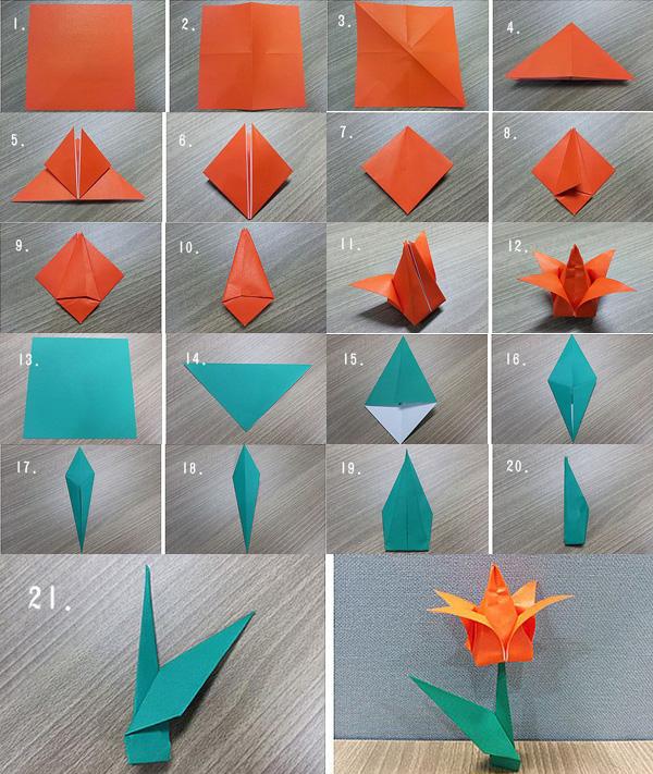 origami virág-06