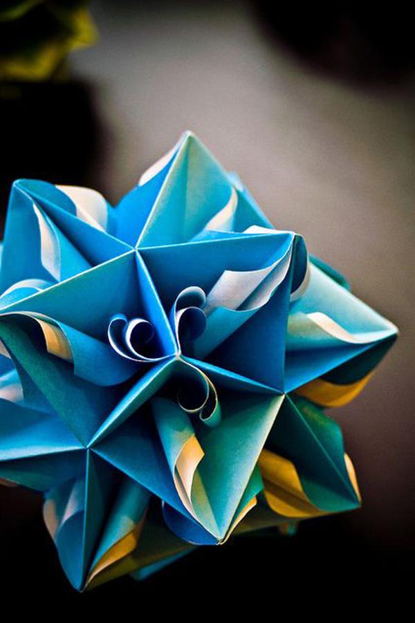 פרח אוריגמי -34