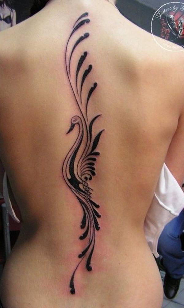 Phoenix gerinc tetoválás-35