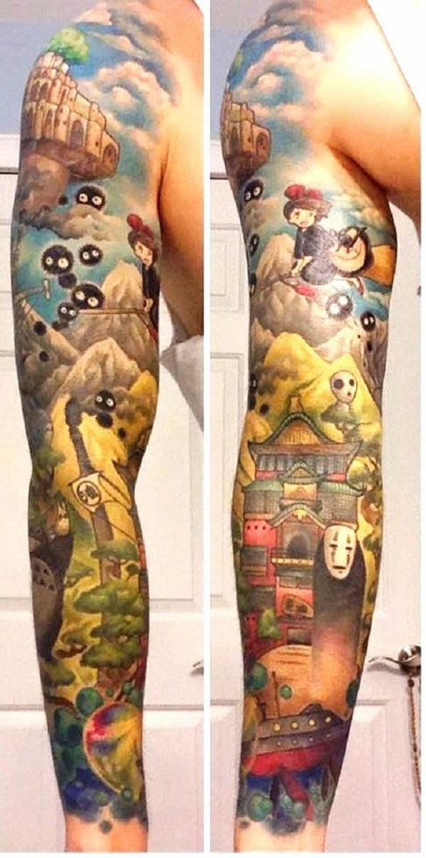Miyazaki kreatív tetoválás