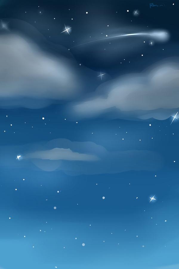 Éjszakai égbolt egyéni hűvös háttér