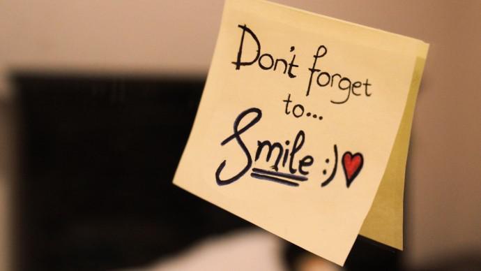 Ikke glem å smile