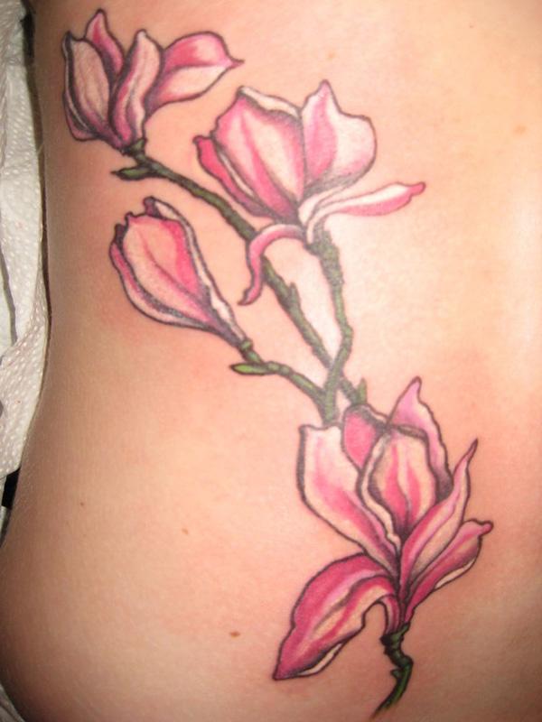 magnolia tree tatovering