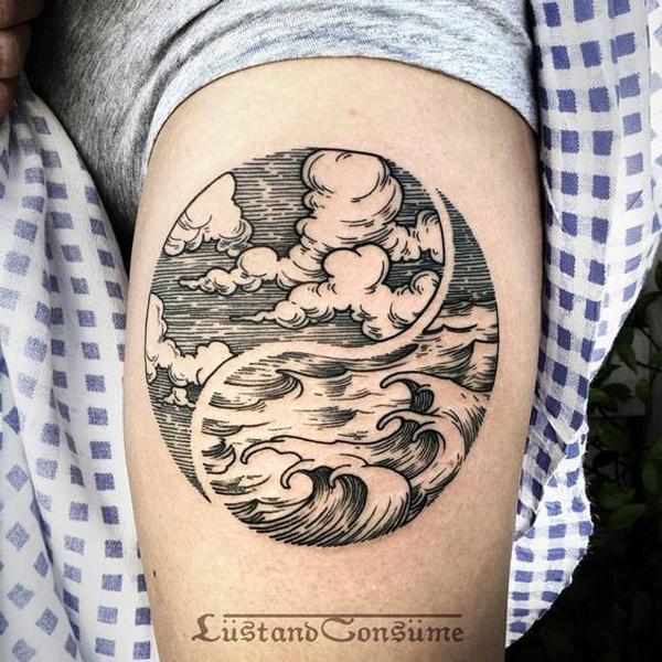 Óceáni égbolt tetoválás, Phil Tworavens-20