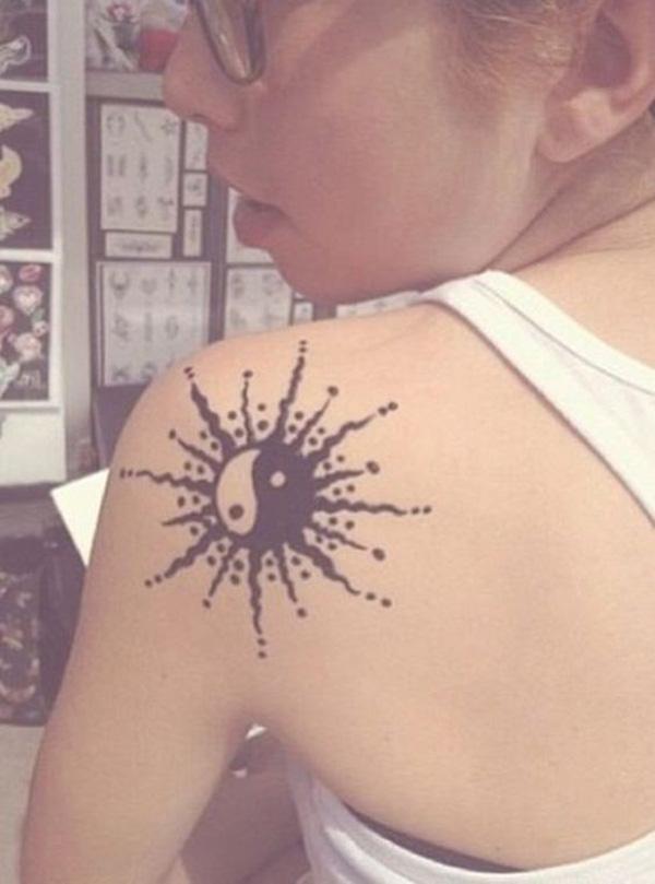 sun yin yang tetoválás-34