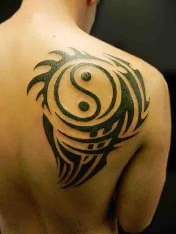 törzsi tervek ying yang tetoválásminták férfias tetoválások-11