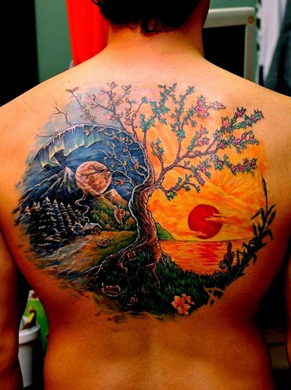Yin Yang tetoválásminták-13