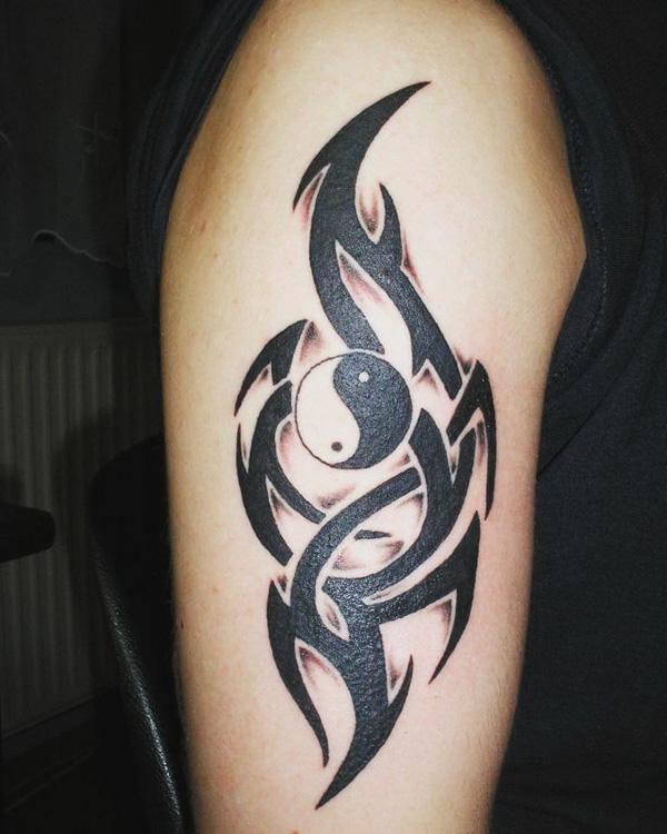 Yin yang trible tetoválás-51