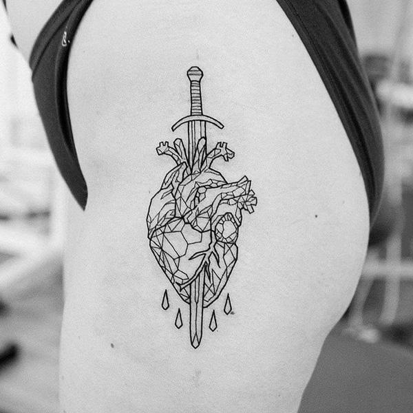 kard szív tetoválással-30
