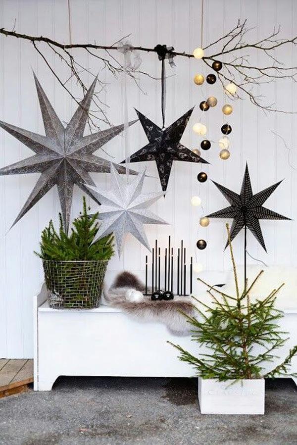 Karácsonyi csillag dekoráció