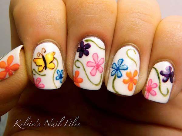 עיצובים של פרחי ציפורניים מושלמים לזמן האביב והקיץ -8