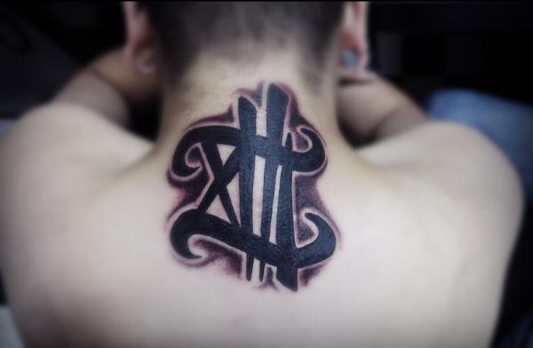 Betűtípus Nyak Tetoválás