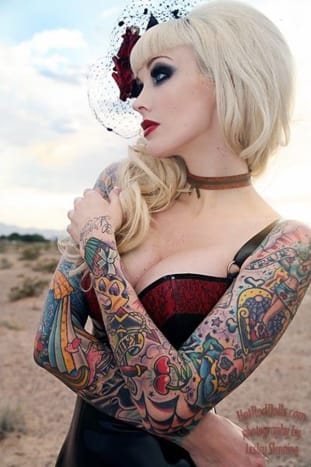 inked mag, tatoveringsinspirasjon, tatoveringskunst, tatoveringsdesign, feminint erme, ermetatovering, tatovør