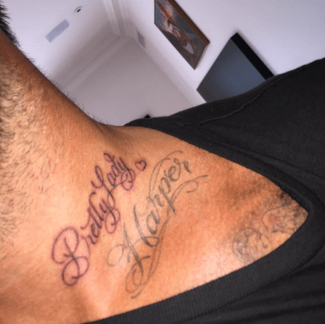 David Beckham tatoverer datteren harper