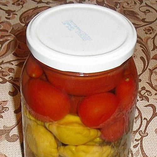 rajčice s tikvicama prelijte kipućom vodom