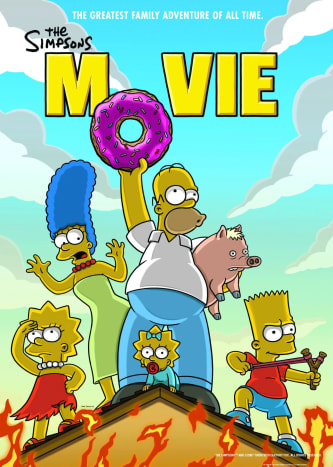 #3. 2007 The Simpsons Movie tjente $ 74.036.787 åpningshelg. Teatre sommeren 2007 viste også Knocked Up, Live Free or Die Hard, Superbad og Hairspray.