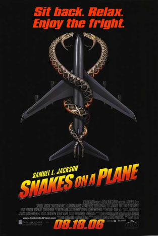#1. 2006 Snakes On A Plane הכניס 13,806,311 $ לסוף השבוע של פתיחת הקופות. כמו כן, בשנת 2006, הקיץ הגרוע ביותר בקולנוע היה מיס סאנשיין הקטנה, מכוניות, קוד דה וינצ'י והשטן לובשת פראדה.