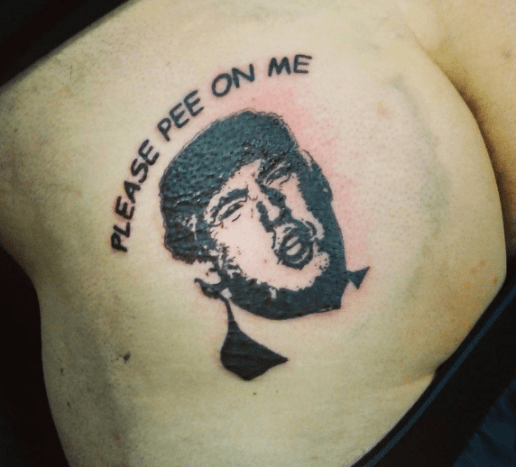 Trump tetoválás