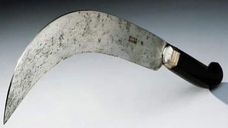 Fénykép sebésztechnológusokon keresztül A 18. században az amputációs kések szinte mindig ívesek voltak, hogy megkönnyítsék az amputator (nem mindig orvos) körkörös vágását a bőrön és az izomzaton, mielőtt a csontot fűrésszel elvágták. Az 1800 -as évek orvostudományi fejlődésének köszönhetően azonban az egyenes kés lett a népszerű késstílus. Ez az egyenes kés olyan vágást ejtett, amelyből egy bőrszárny maradt, amellyel a most kitett véres csonkot fedik le.