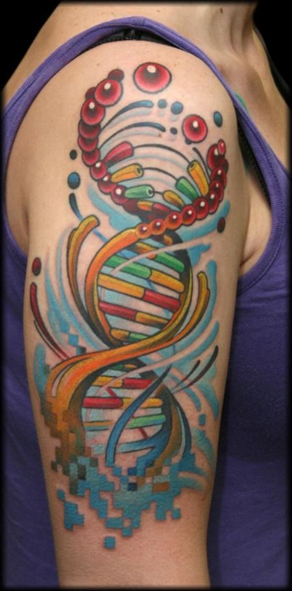 תפיסה אמנותית של זן DNA.